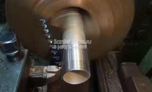Нарезка резьбы на нержавеющей трубе 15, 20, 25, 32, 40, 50, 76, 89, 100 мм Нарезка резьбы на нержавеющей трубе 15, 20, 25, 32, 40, 50, 76, 89, 100 мм